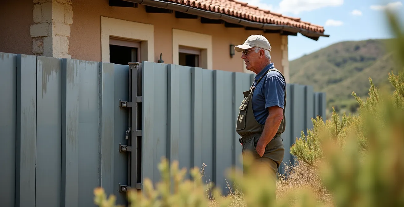 Sistema di paratie stagne e rialzo delle fondazioni di una casa costiera italiana