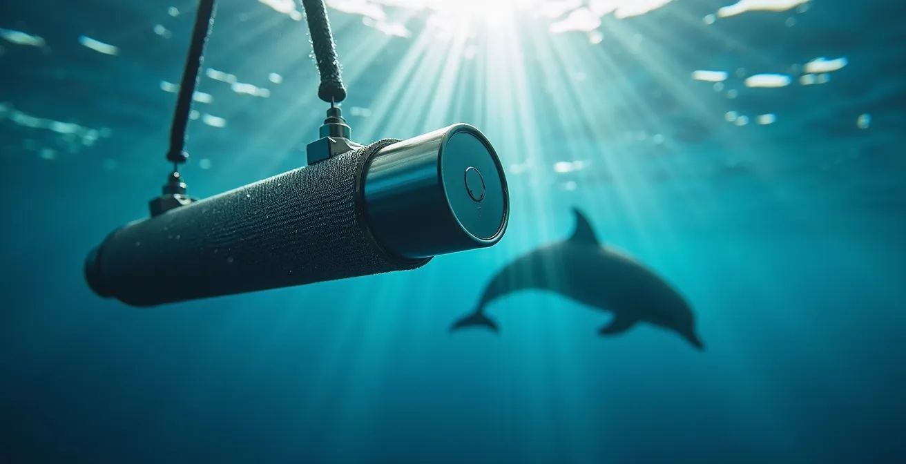 Sistema di idrofoni sottomarini per il monitoraggio acustico dei cetacei nel Mediterraneo